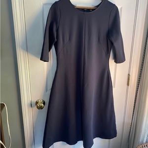 Betabrand ReadySetGo! Dress - navy, size Large